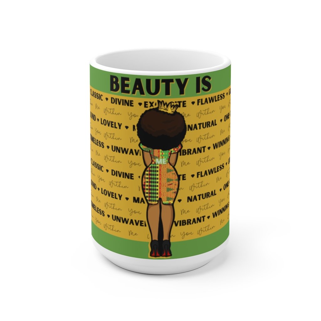 ‘Beauty Is Me’ Affirmation Mugs