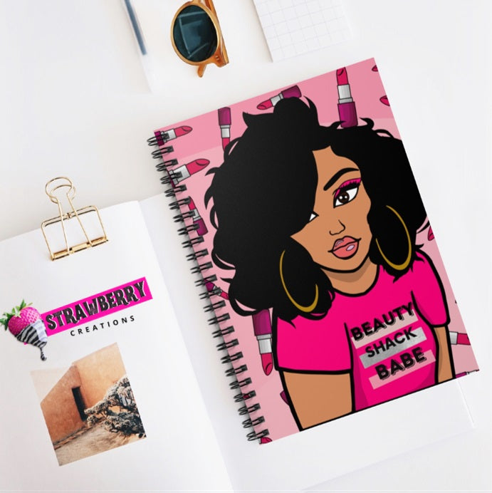 Beauty Shack Babe Notebook - Pink