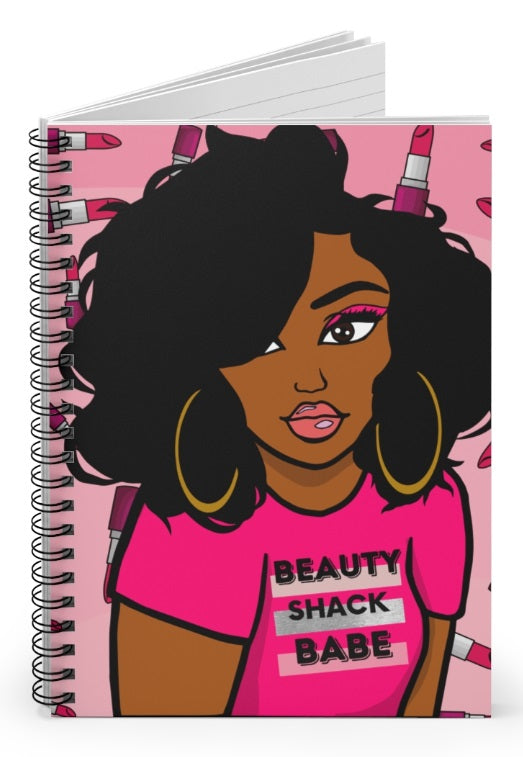 Beauty Shack Babe Notebook - Pink