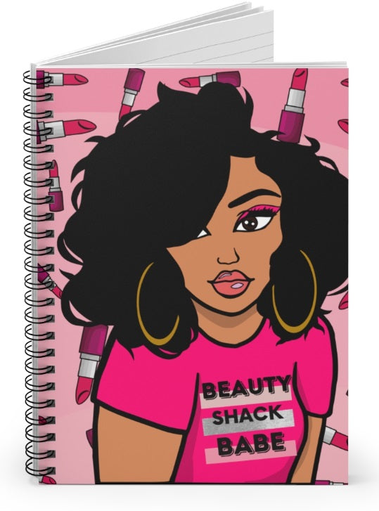 Beauty Shack Babe Notebook - Pink