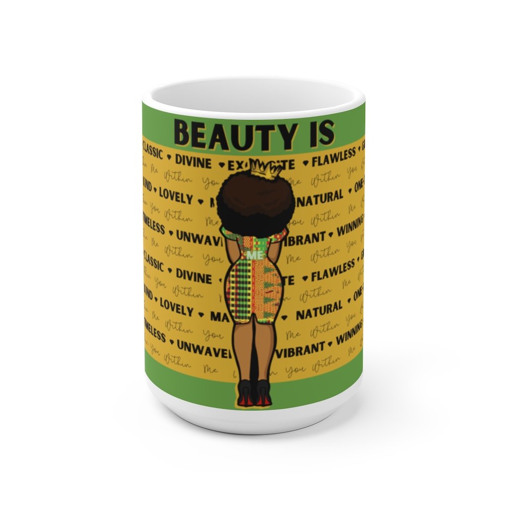 Beauty Is Me Affirmation Mugs