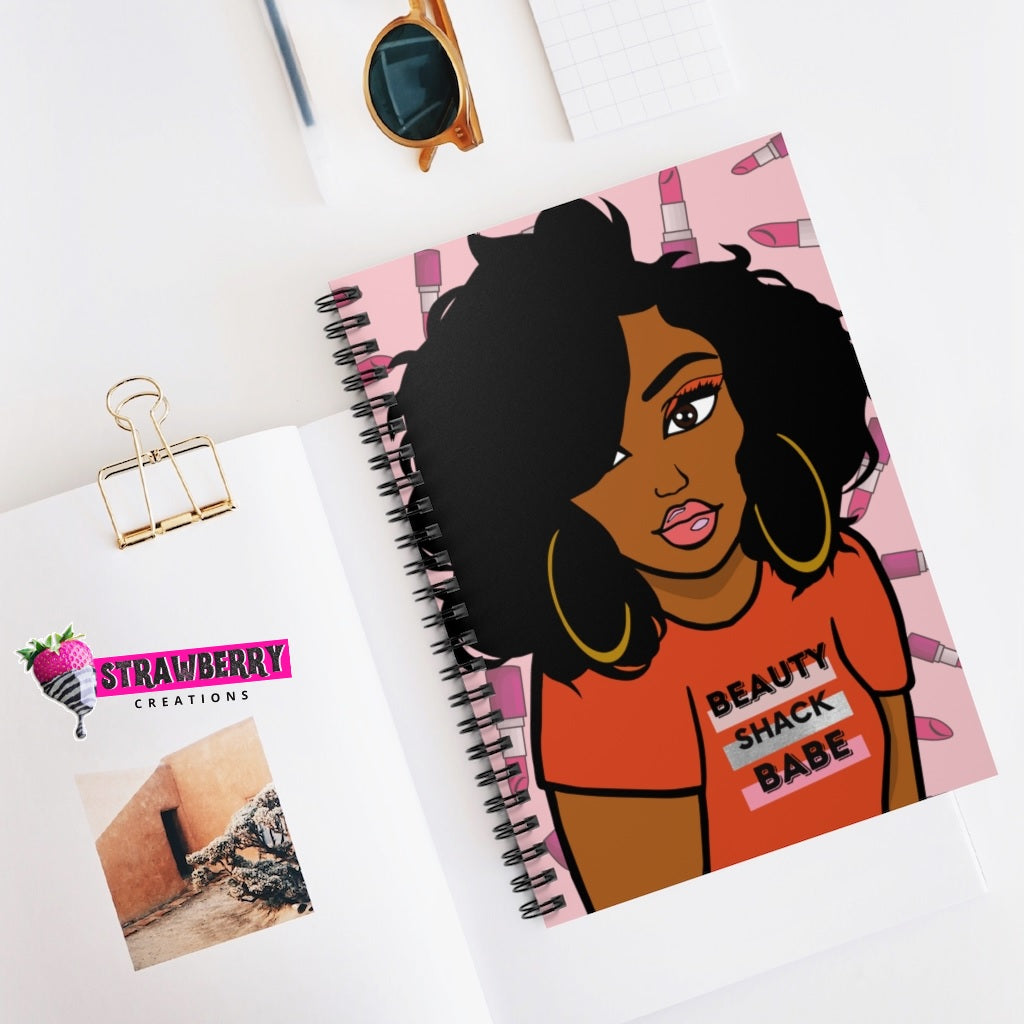 Beauty Shack Babe Notebook - Orange