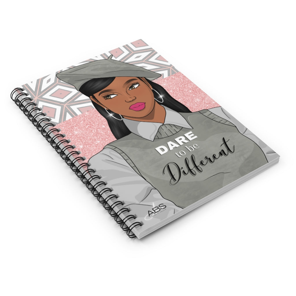 Dare to Be Different Spiral Notebook - Ruled Line